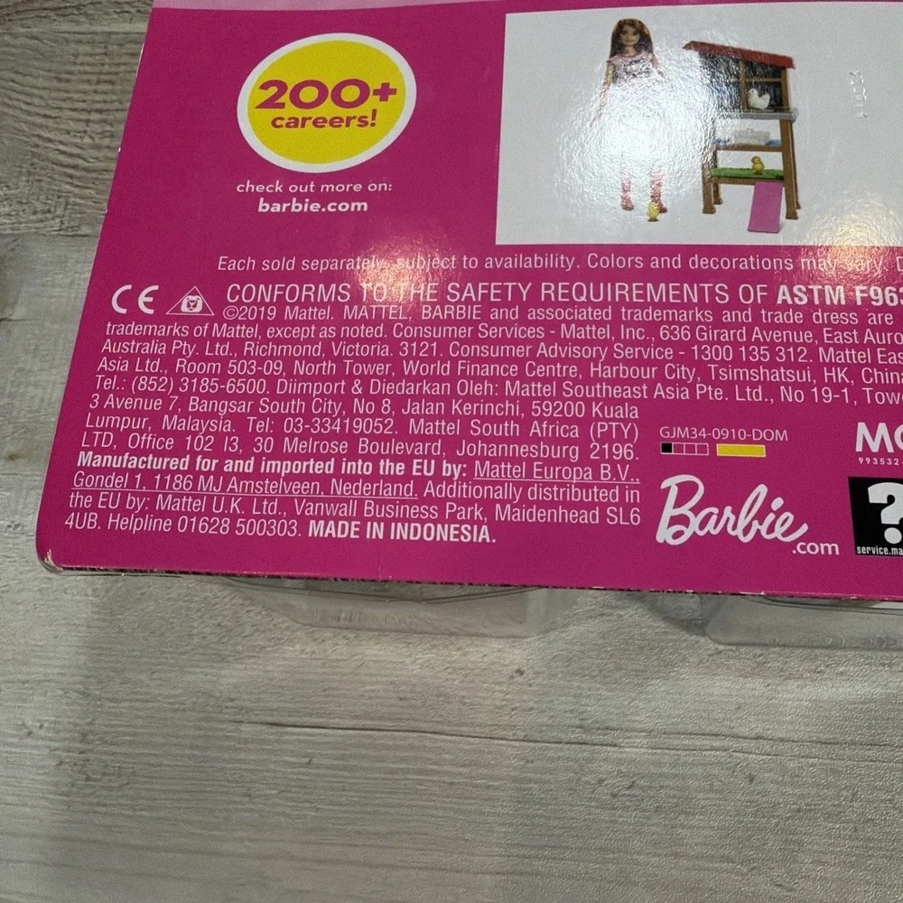 Barbie Ken Dog Trainer Doll Playset Pets Mattel GJM34 New Sealed New
